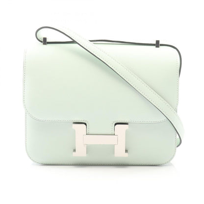 Hermes Shoulder Bag Constance 3 Mini Vert Peppermint Leather