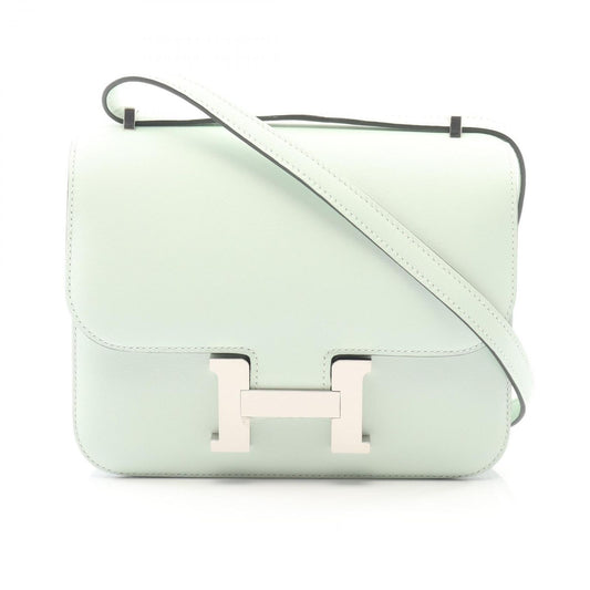 Hermes Shoulder Bag Constance 3 Mini Vert Peppermint Leather