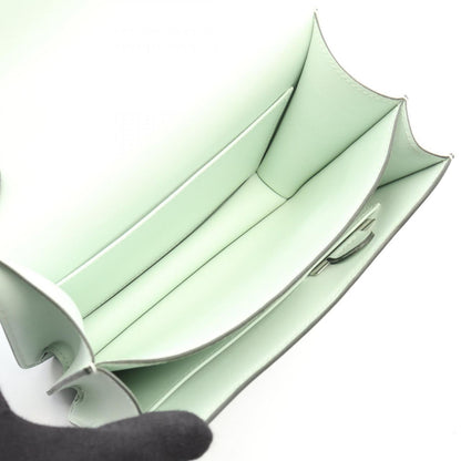 Hermes Shoulder Bag Constance 3 Mini Vert Peppermint Leather — view 3