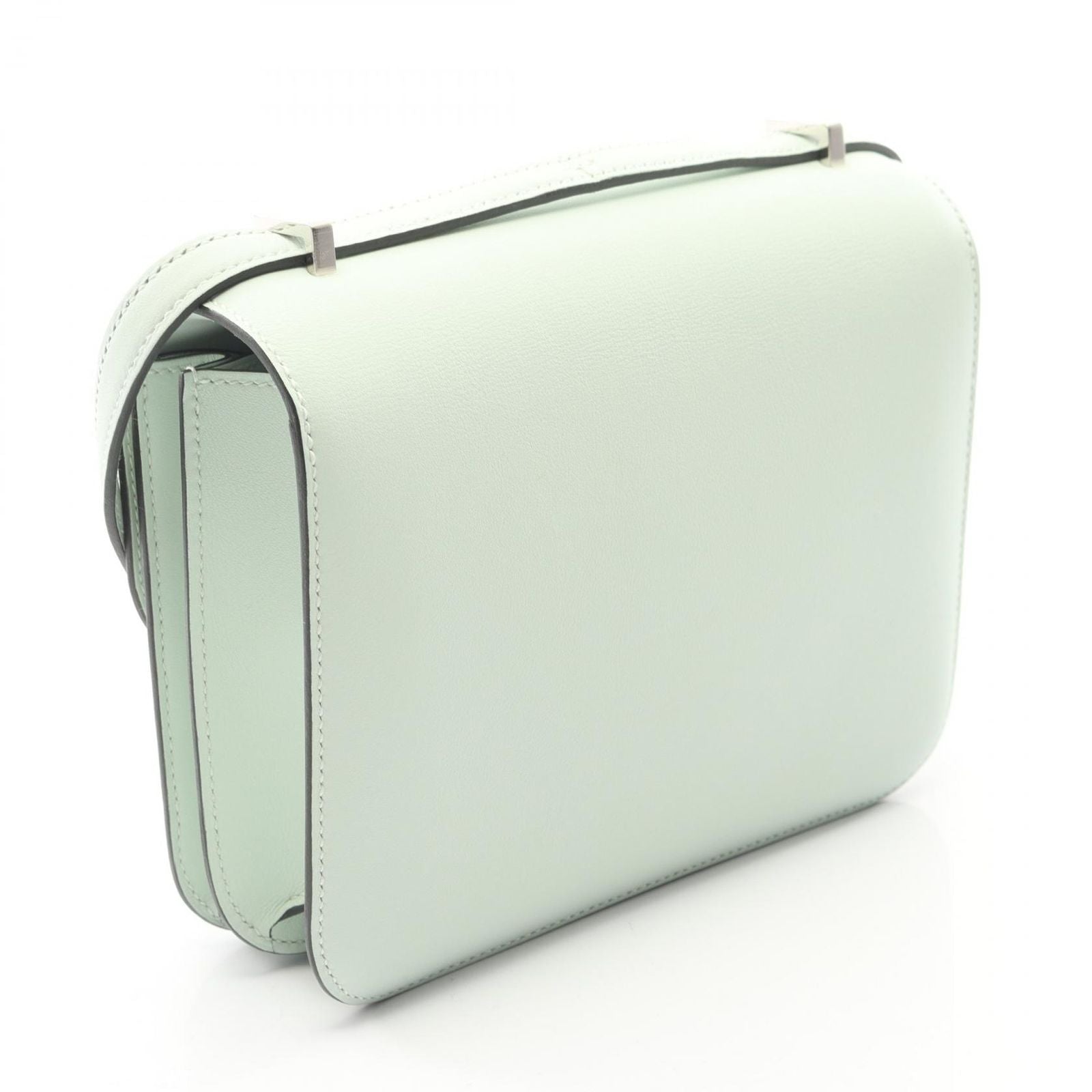 Hermes Shoulder Bag Constance 3 Mini Vert Peppermint Leather — view 2