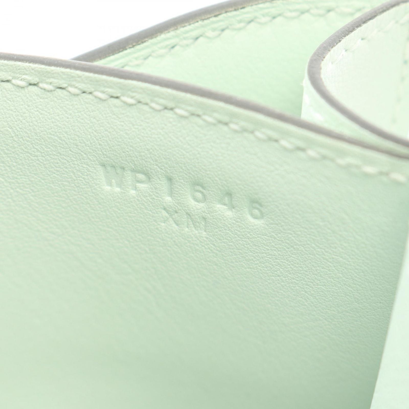 Hermes Shoulder Bag Constance 3 Mini Vert Peppermint Leather — view 5