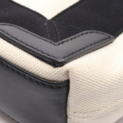 Balenciaga Handbag Navy Cabas XS 2-Way Natural Black Canvas Leather — view 7