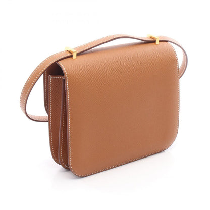 Hermes Shoulder Bag Constance 3 Mini Miroir Gold Leather — view 2