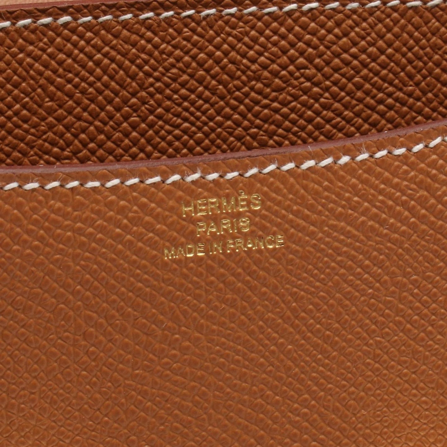 Hermes Shoulder Bag Constance 3 Mini Miroir Gold Leather — view 4