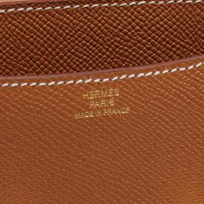 Hermes Shoulder Bag Constance 3 Mini Miroir Gold Leather — view 4