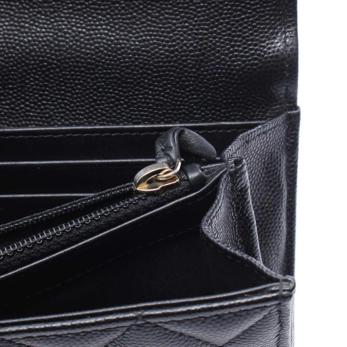 Chanel Bifold Wallet Boy Black Calf Boy Zip — view 6