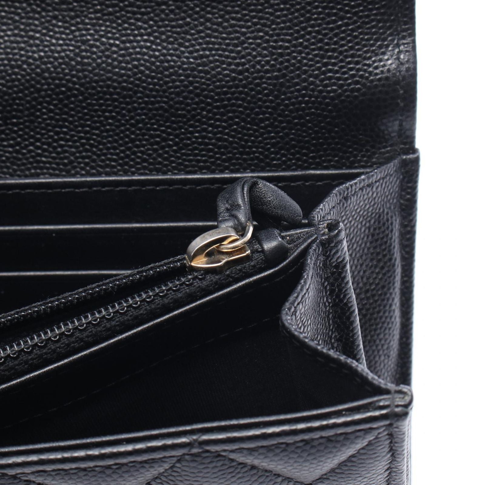 Chanel Bifold Wallet Boy Black Calf Boy Zip — view 6