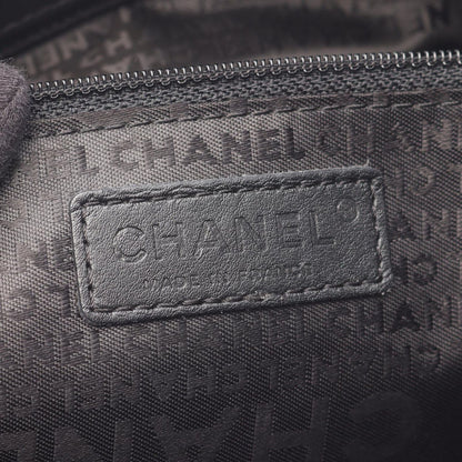 Chanel Tote Choco Bar Black Calf — view 4