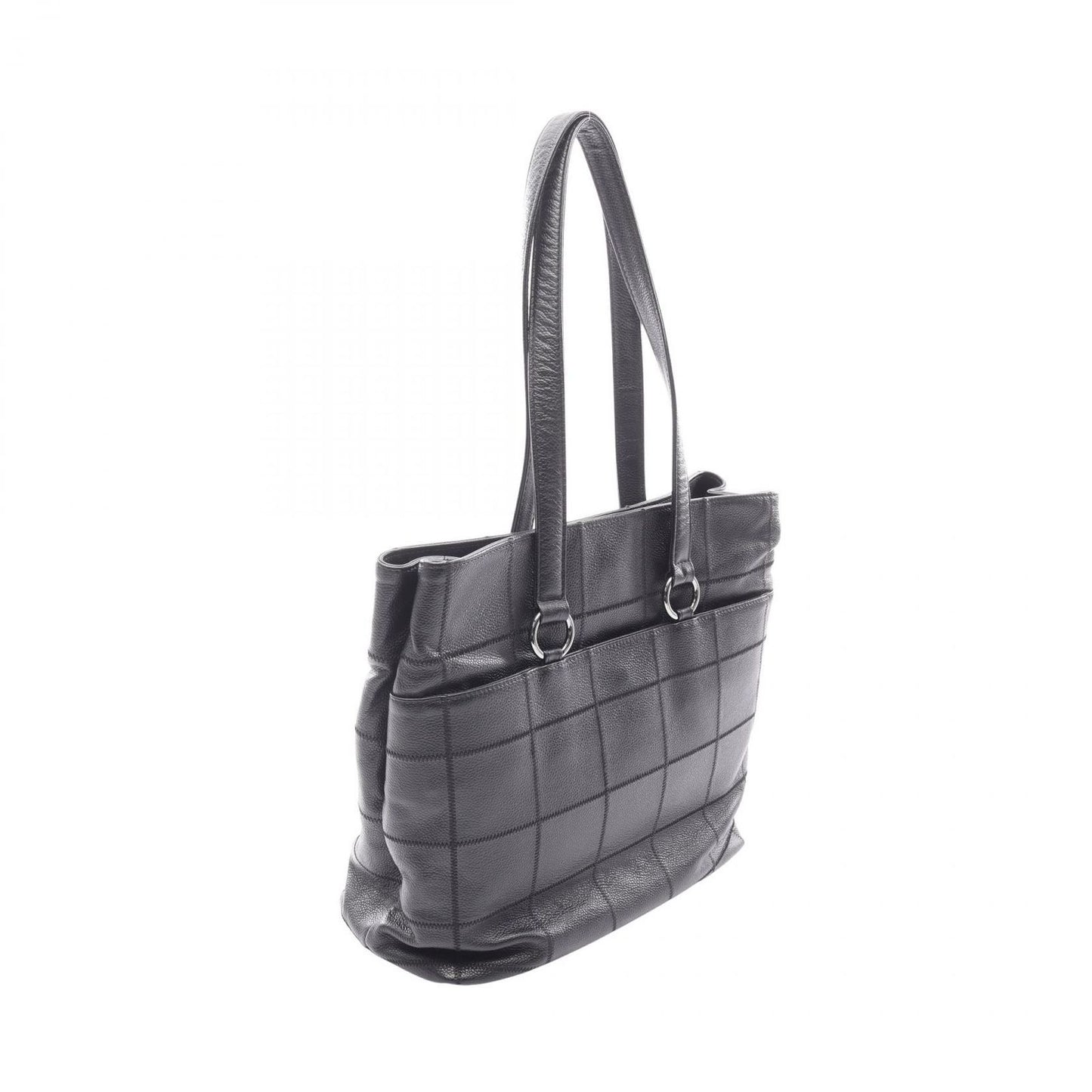 Chanel Tote Choco Bar Black Calf — view 2