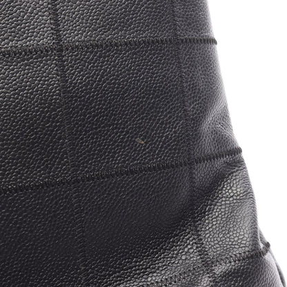 Chanel Tote Choco Bar Black Calf — view 7