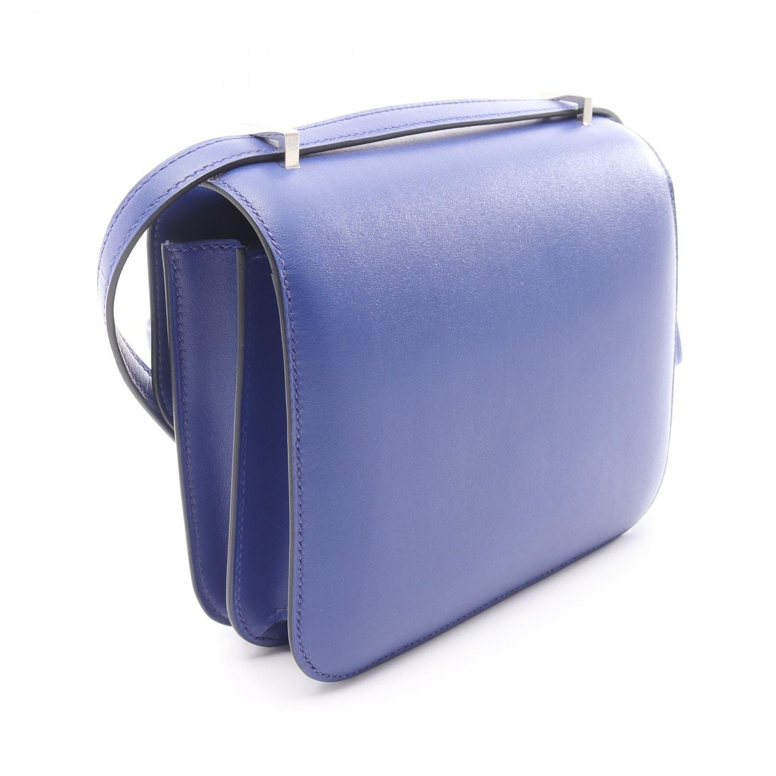 Hermes Shoulder Bag Constance 3 Mini Blue Electric Leather — view 2