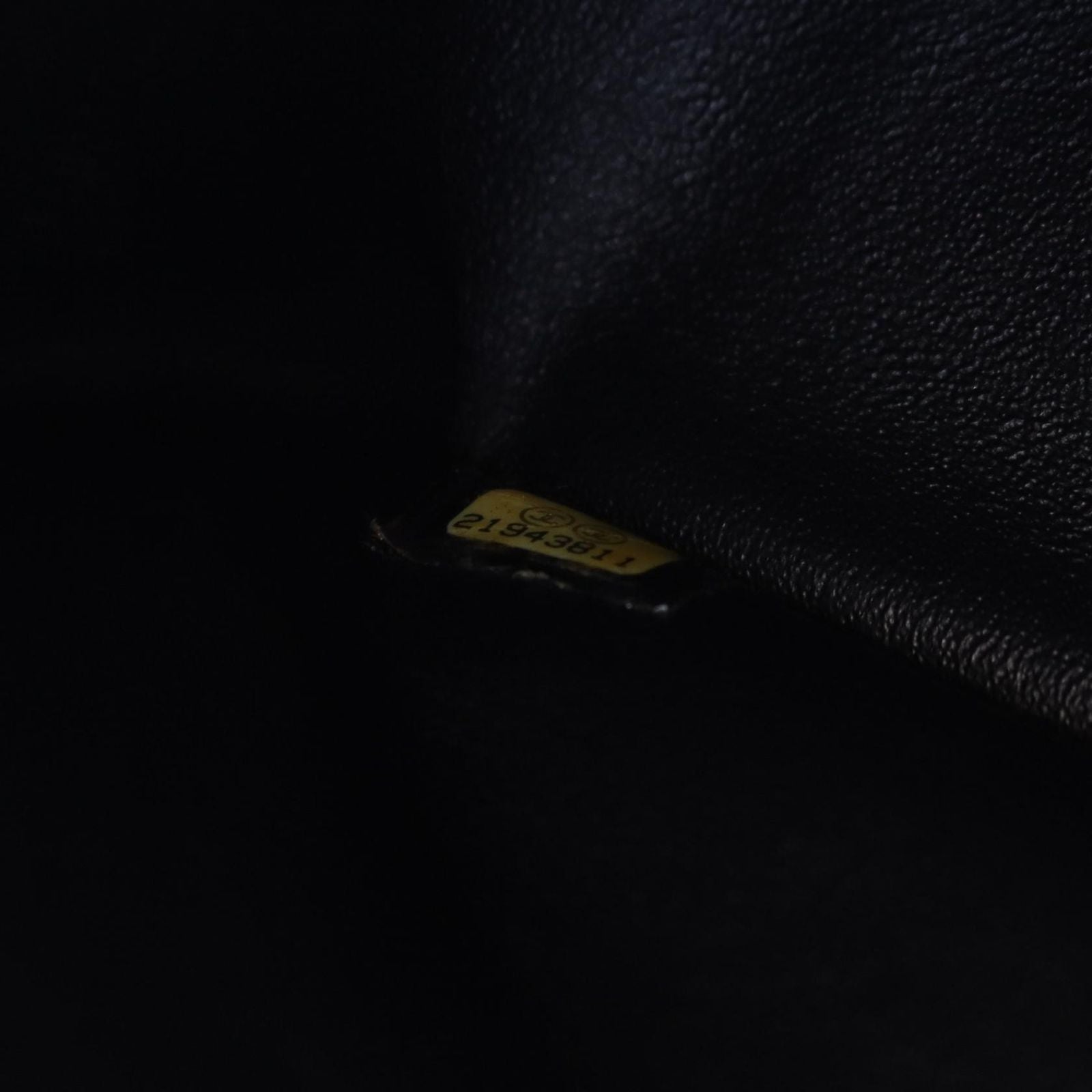 Chanel Shoulder Bag Big Quilted 34 Double Flap Black Leather Chain — view 5
