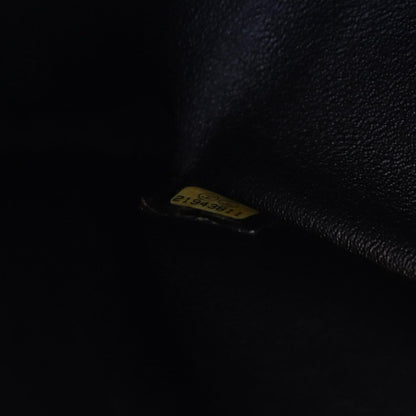 Chanel Shoulder Bag Big Quilted 34 Double Flap Black Leather Chain — view 5