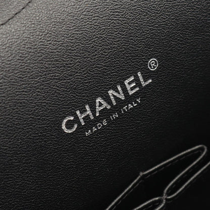 Chanel Shoulder Bag Big Quilted 34 Double Flap Black Leather Chain — view 4