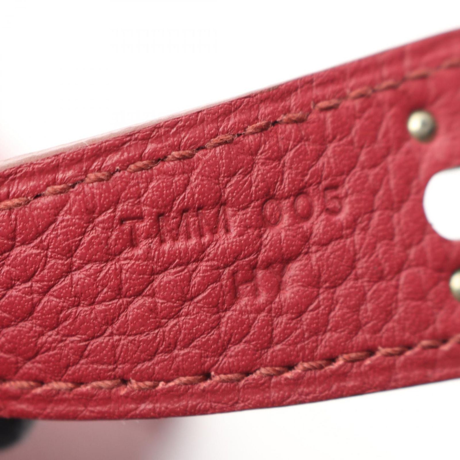 Hermes Shoulder Bag Lindy 30 Ruby Leather — view 5