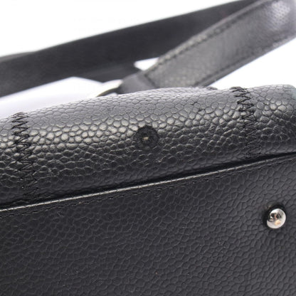 Chanel Choco Bar Black Leather Bar Shoulder Bag — view 8