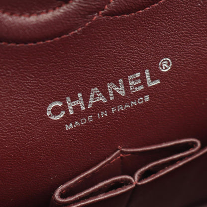 Chanel Shoulder Bag Quilted Double Flap Black Lambskin Chain — view 4