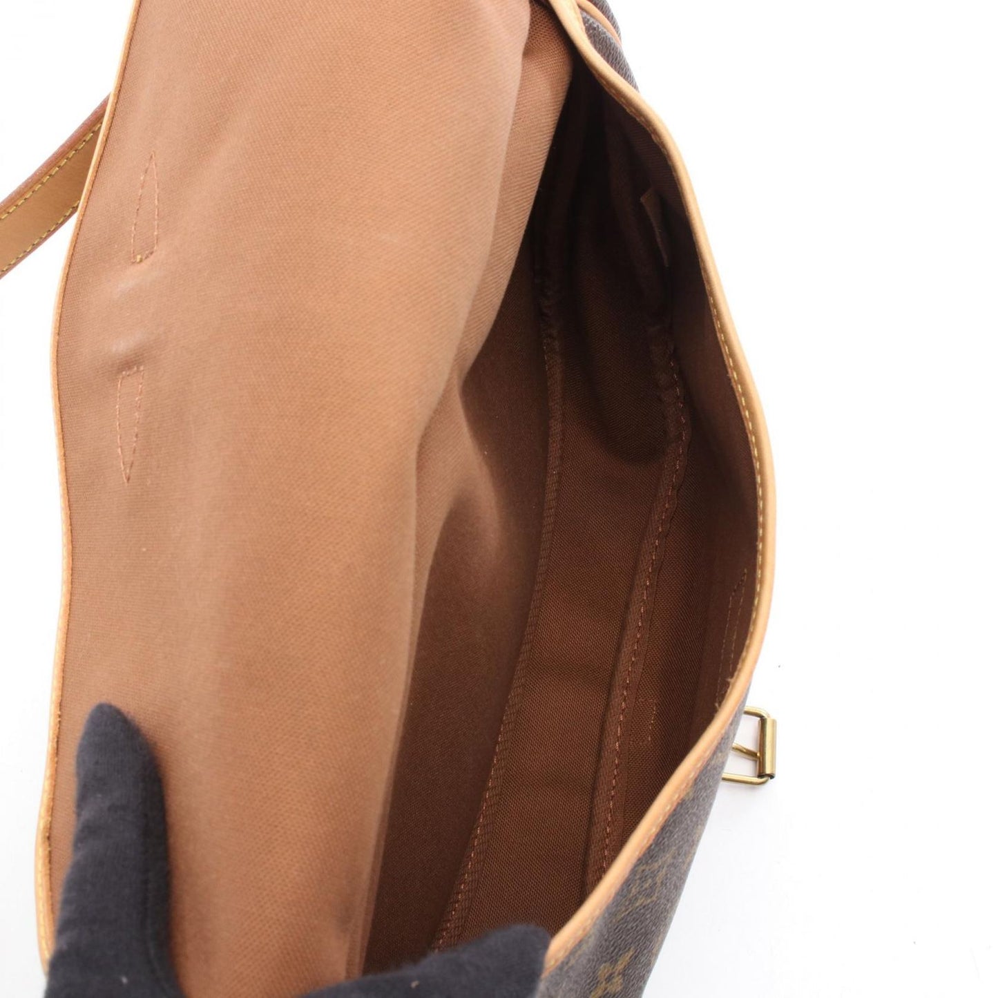 Louis Vuitton Shoulder Bag Saumur 30 Canvas Leather — view 3