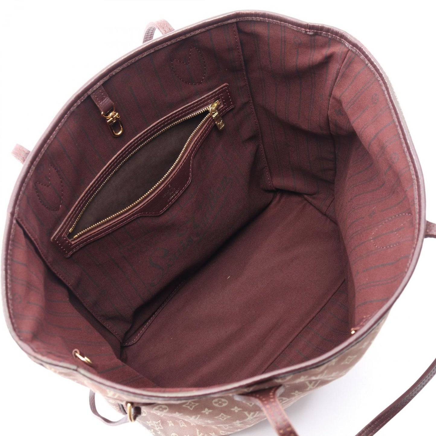 Louis Vuitton Tote Neverfull MM Sepia Canvas Leather — view 3