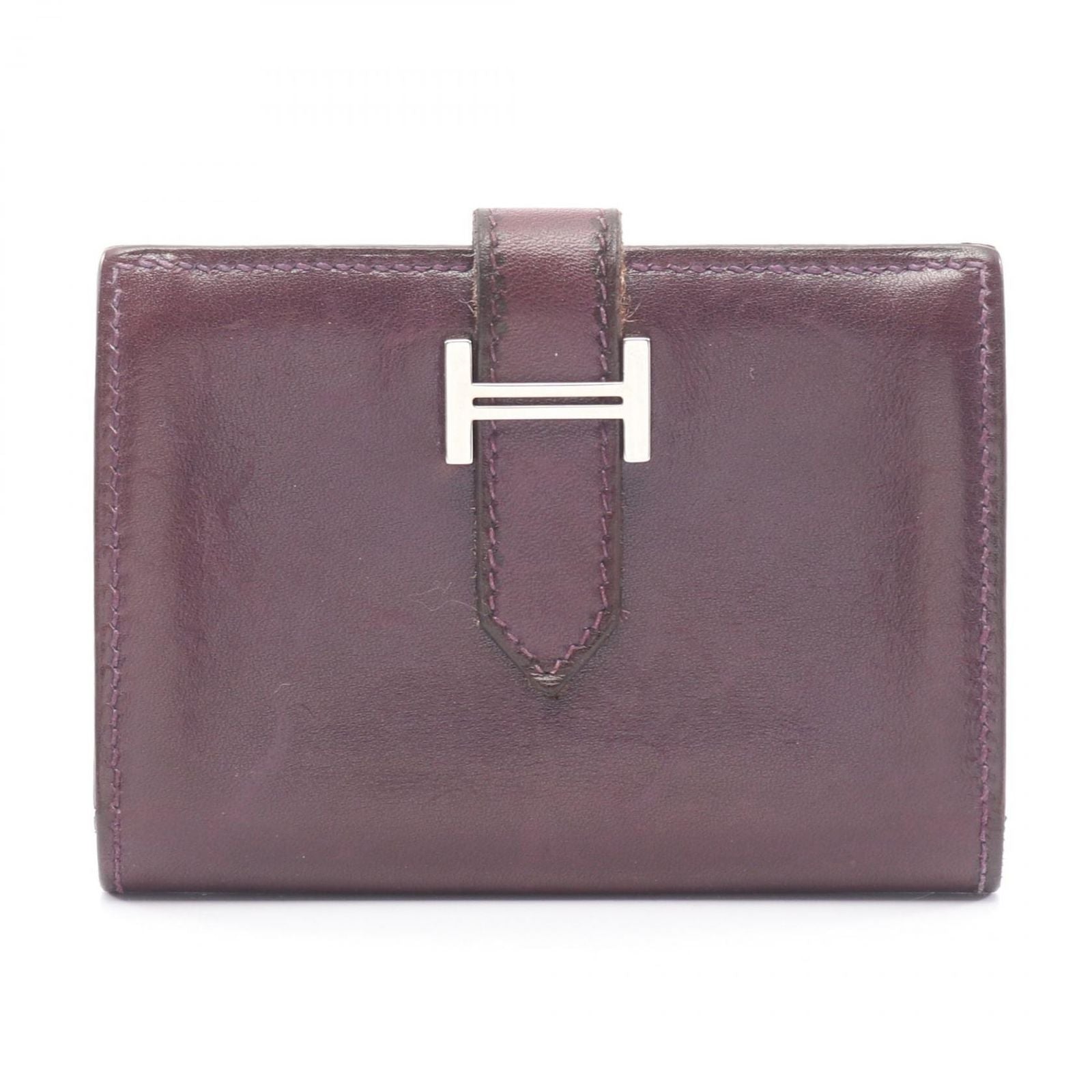 Hermes Card Case Bearn Mini Leather Calf
