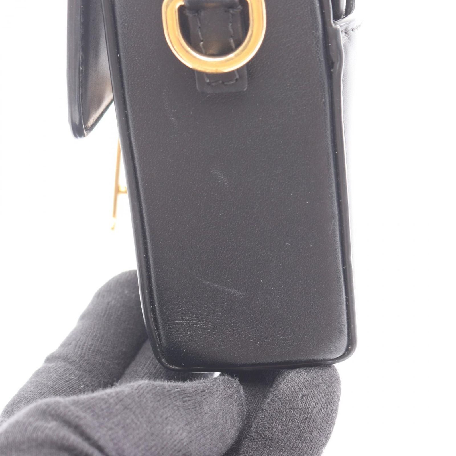 Dior Shoulder Bag 30 Montaigne Box Black Leather — view 5