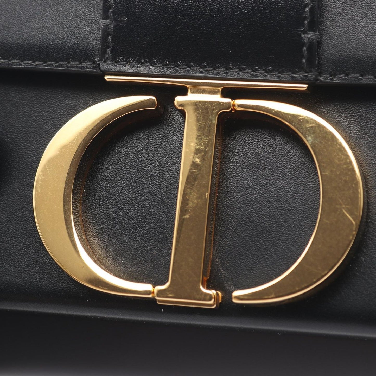 Dior Shoulder Bag 30 Montaigne Box Black Leather — view 9
