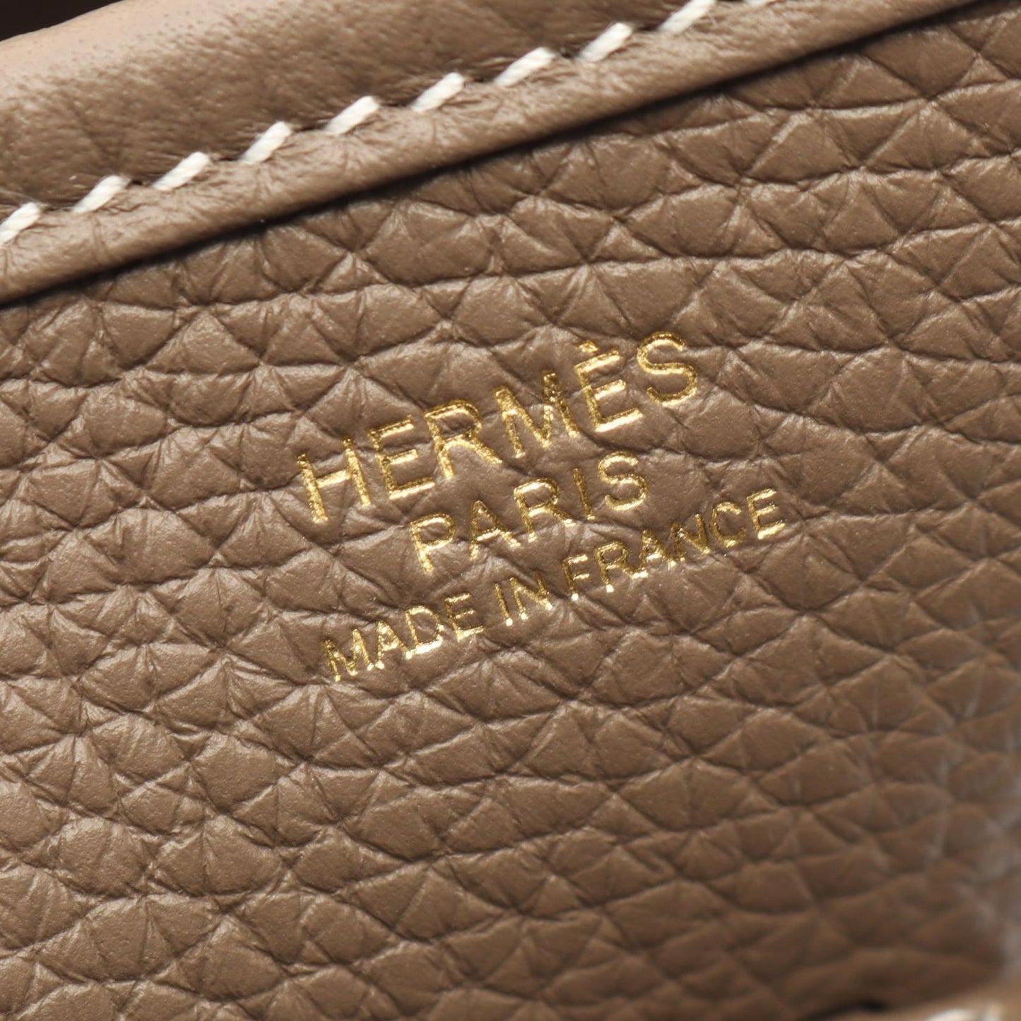 Hermes Shoulder Bag Evelyne 3 Trois PM Etoupe Leather — view 4