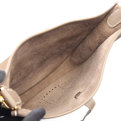 Hermes Shoulder Bag Evelyne 3 Trois PM Etoupe Leather — view 3