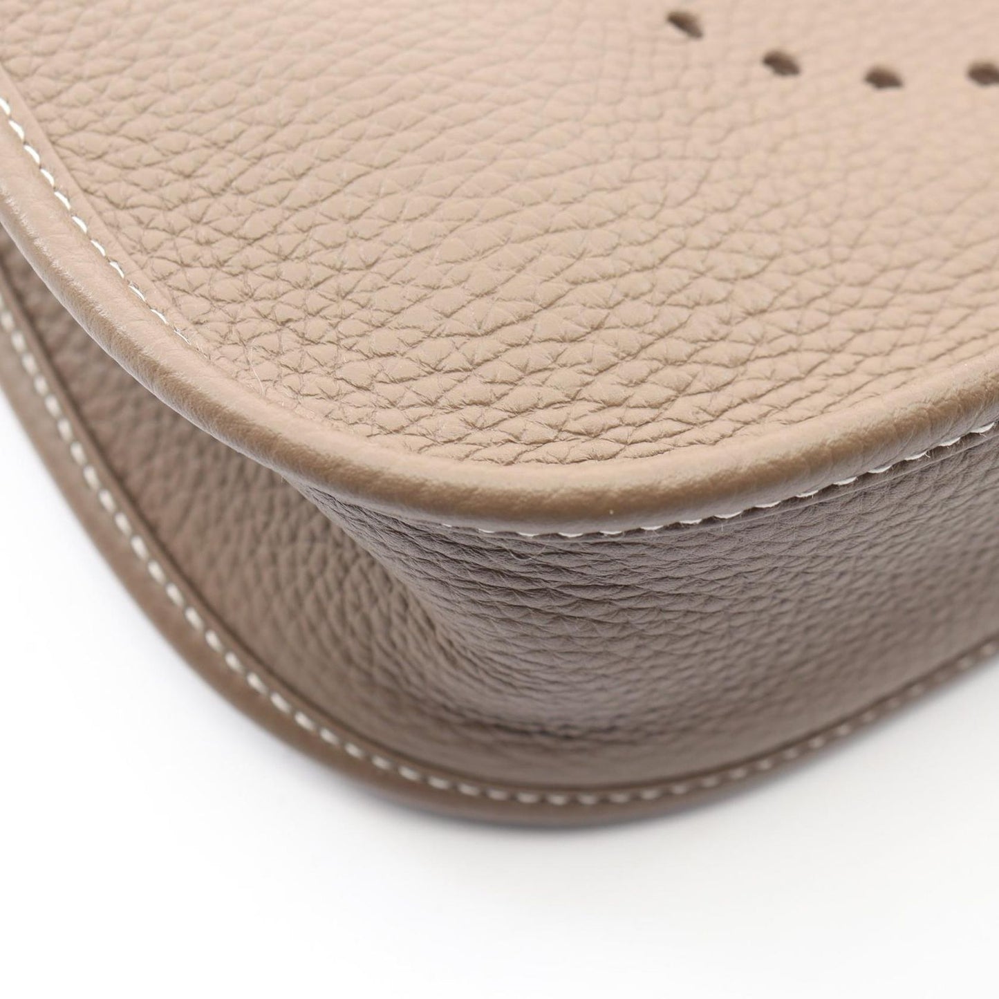 Hermes Shoulder Bag Evelyne 3 Trois PM Etoupe Leather — view 6