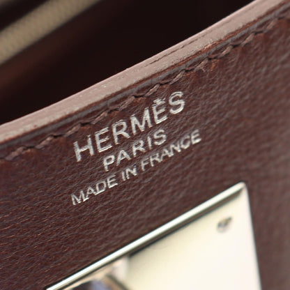 Hermes Handbag Kelly 32 Retourne 2-Way Havana Leather — view 4