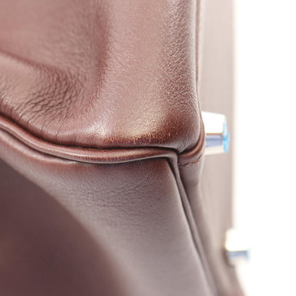 Hermes Handbag Kelly 32 Retourne 2-Way Havana Leather — view 9