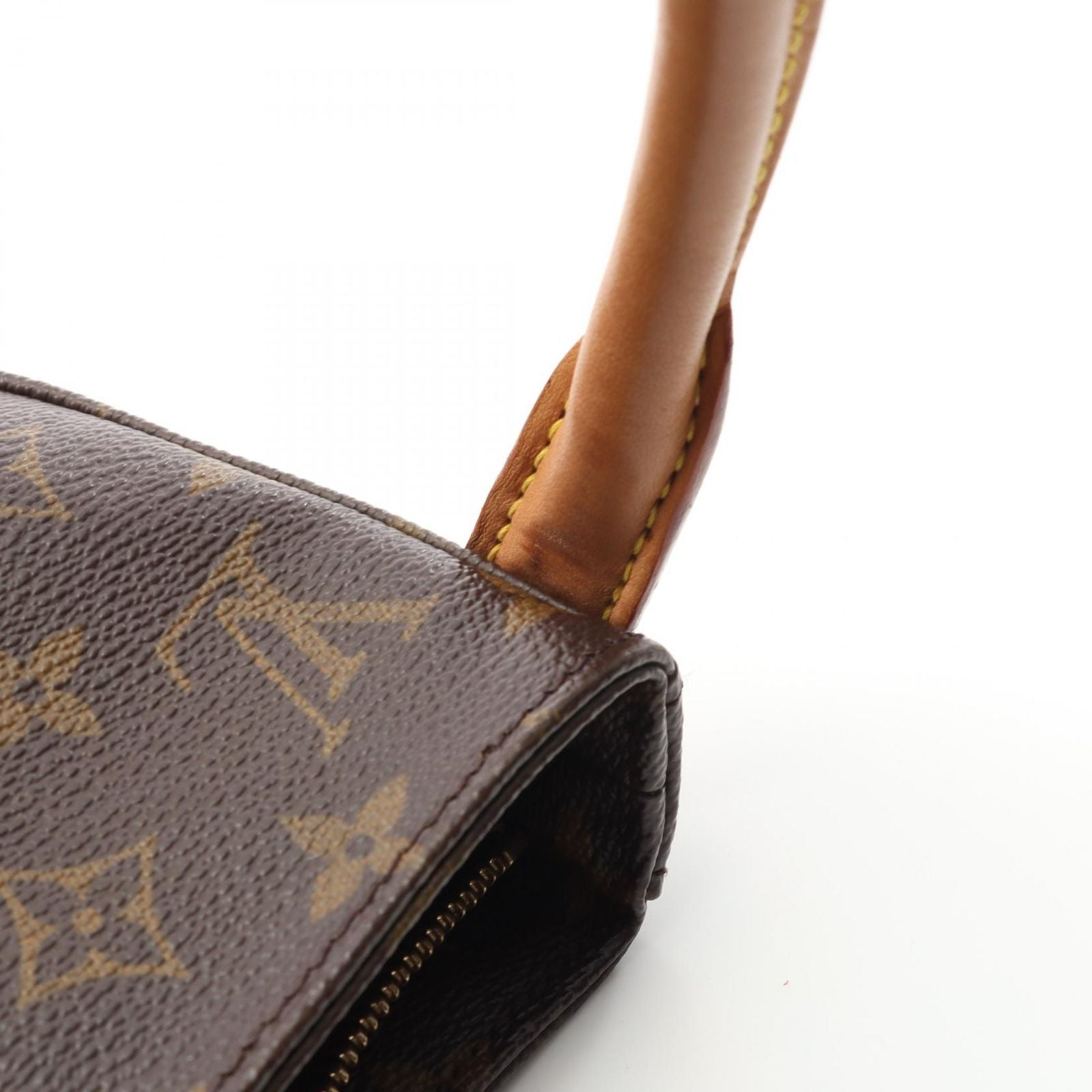 Louis Vuitton Shoulder Bag Looping GM Canvas Leather — view 8