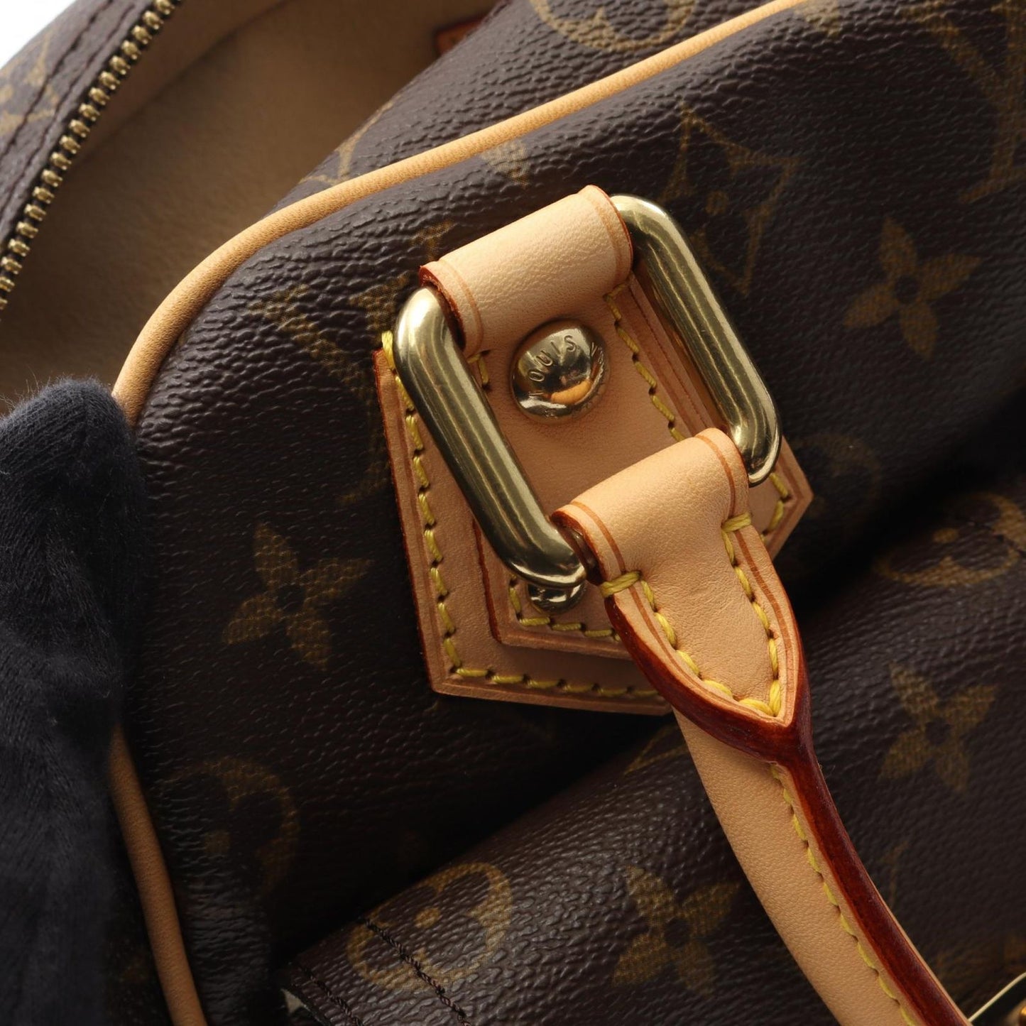 Louis Vuitton Handbag Manhattan PM Canvas Leather — view 8