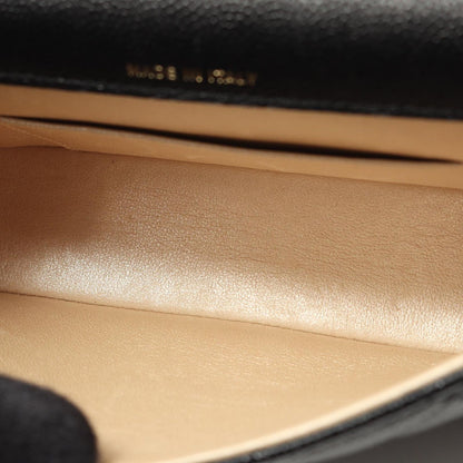 Chanel Shoulder Bag Quilted Black Calf Chain — view 6