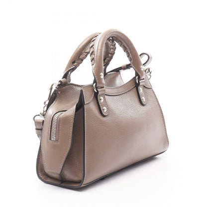 Balenciaga Handbag Neo Class City Mini Neo Classic Mini Brown Leather — view 2