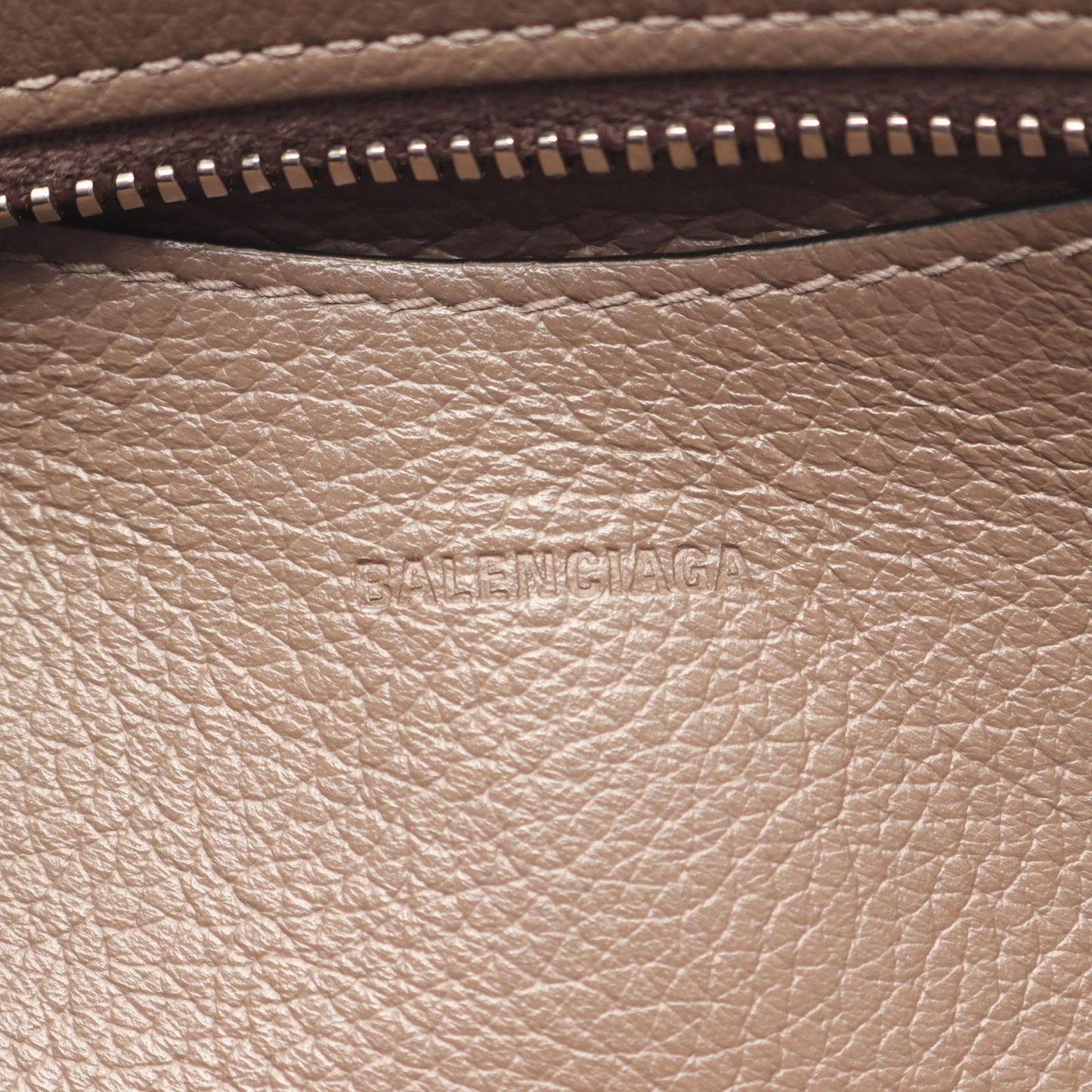 Balenciaga Handbag Neo Class City Mini Neo Classic Mini Brown Leather — view 4