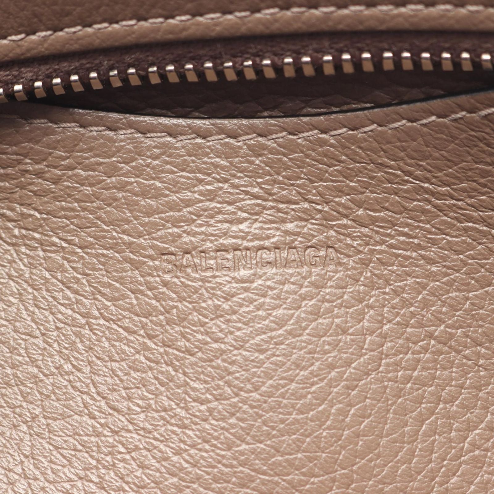 Balenciaga Handbag Neo Class City Mini Neo Classic Mini Brown Leather — view 4