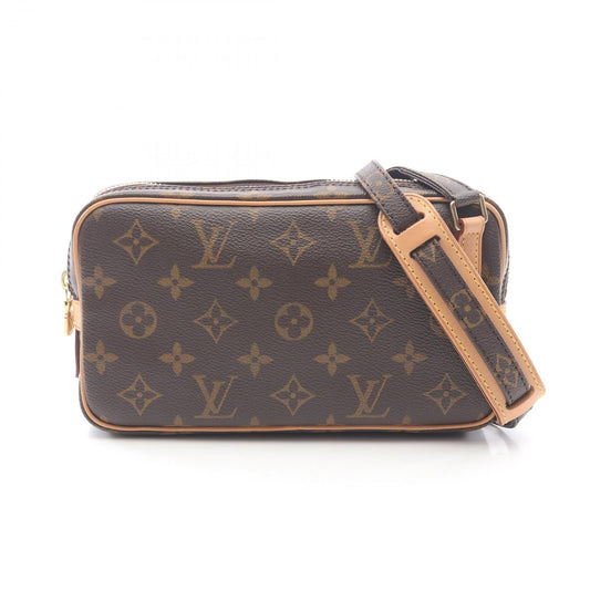 Louis Vuitton Shoulder Bag Canvas Leather Pochette Roulis Bandouliere