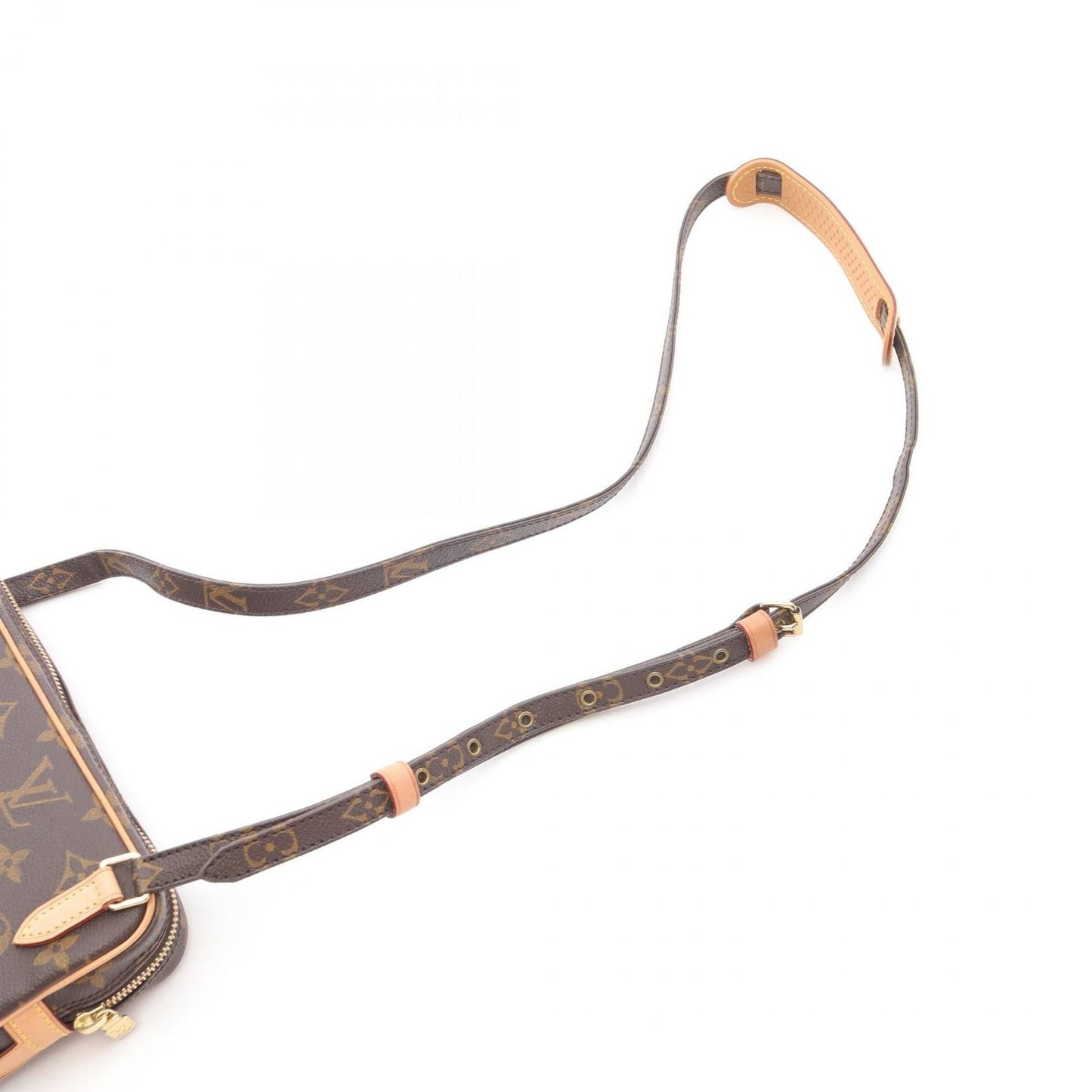 Louis Vuitton Shoulder Bag Canvas Leather Pochette Roulis Bandouliere — view 8