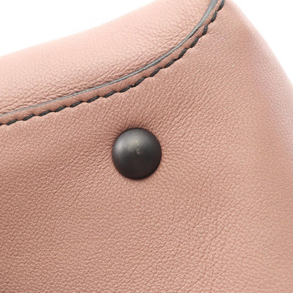 Bottega Veneta Handbag Small Piazza Pink Brown Bordeaux Leather Intrecciato — view 8