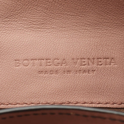 Bottega Veneta Handbag Small Piazza Pink Brown Bordeaux Leather Intrecciato — view 4