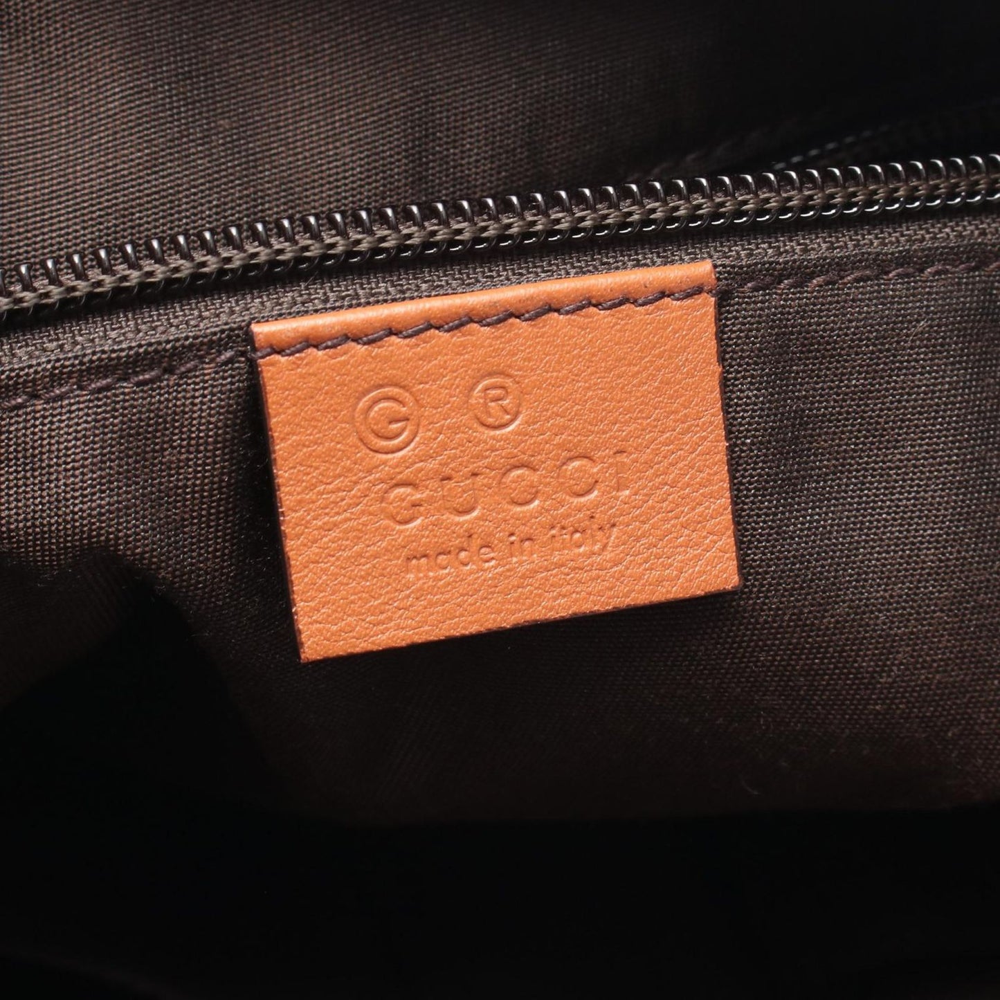 Gucci Shoulder Bag Guccissima Brown Leather Guccissima — view 4