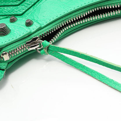 Balenciaga Shoulder Bag Cagole Green Leather XS — view 7