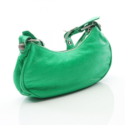 Balenciaga Shoulder Bag Cagole Green Leather XS — view 2