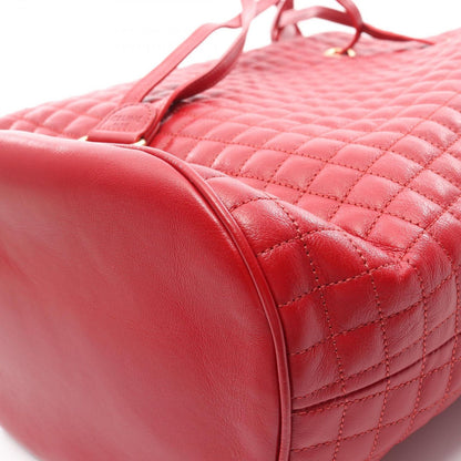 Celine Backpack Charm Small Red Leather Bucket — view 5