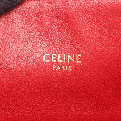 Celine Backpack Charm Small Red Leather Bucket — view 4