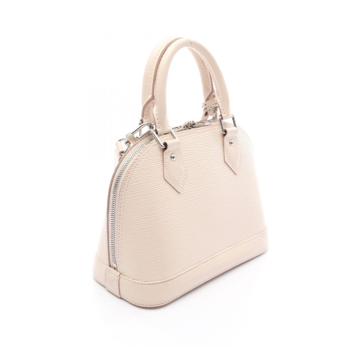 Louis Vuitton Handbag Alma BB Quartz White Leather — view 2