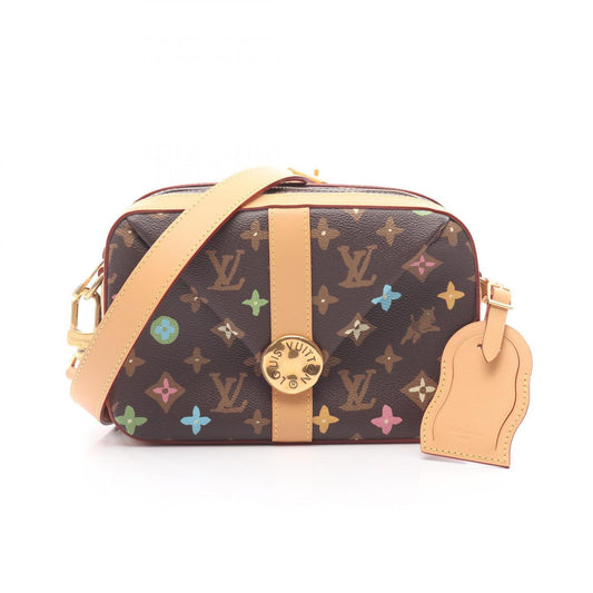 Louis Vuitton Shoulder Bag Envelope Messenger Monogram Chocolate Canvas Leather