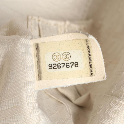 Chanel Boston Bag Choco Bar Beige Leather Calf Bar — view 5