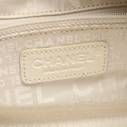 Chanel Boston Bag Choco Bar Beige Leather Calf Bar — view 4